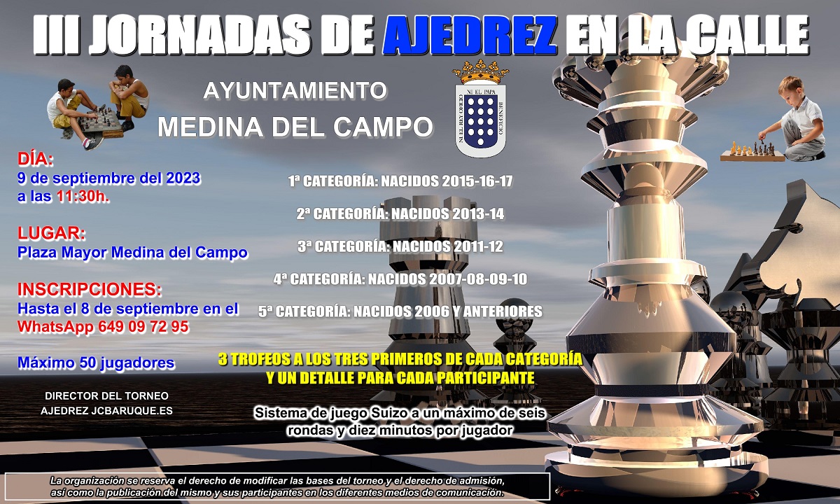 IV Jornadas de ajedrez en la calle