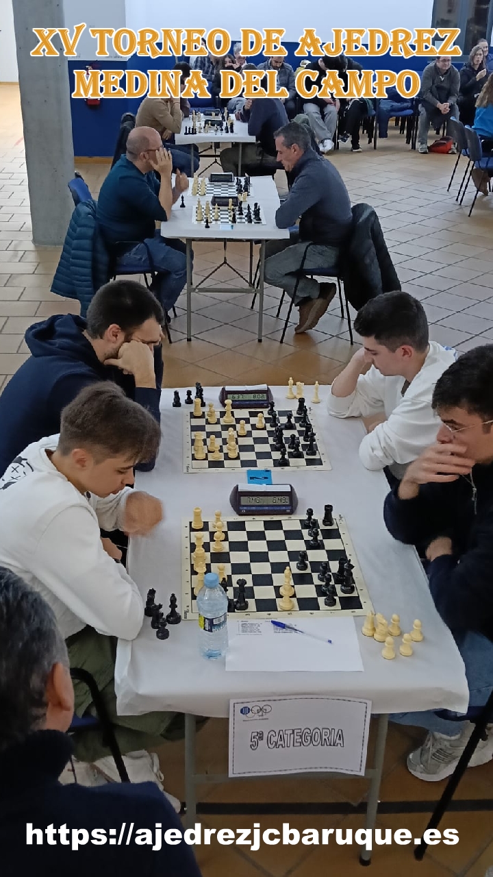 XV TORNEO AJEDREZ NAVIDADES MEDINA DEL CAMPO 2026