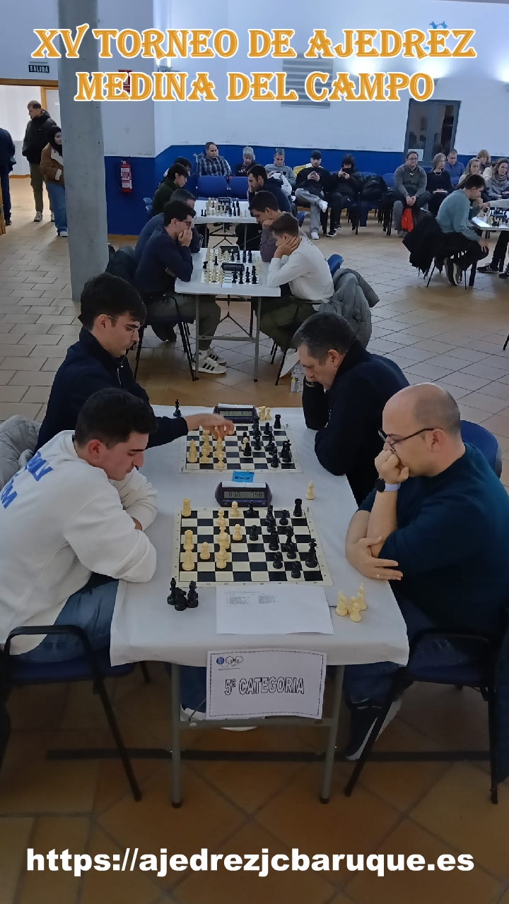 XV TORNEO AJEDREZ NAVIDADES MEDINA DEL CAMPO 2026